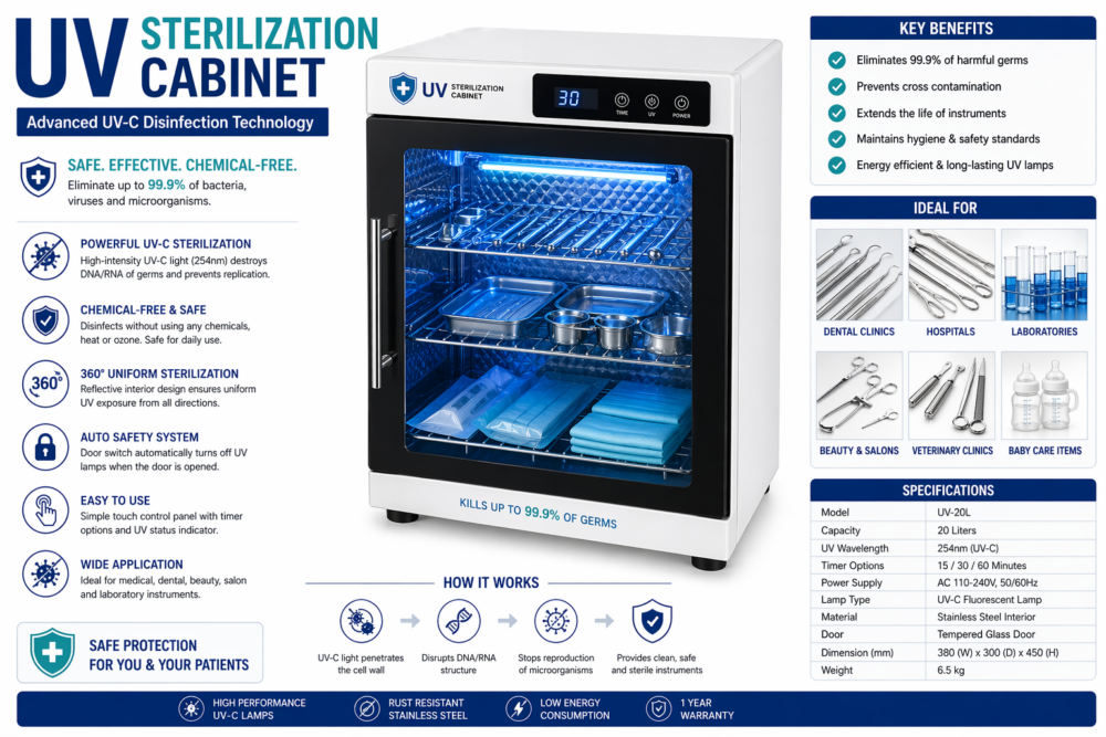 UV Cabinets Sterilization